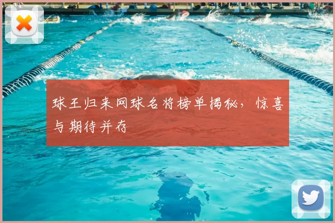 球王归来网球名将榜单揭秘，惊喜与期待并存
